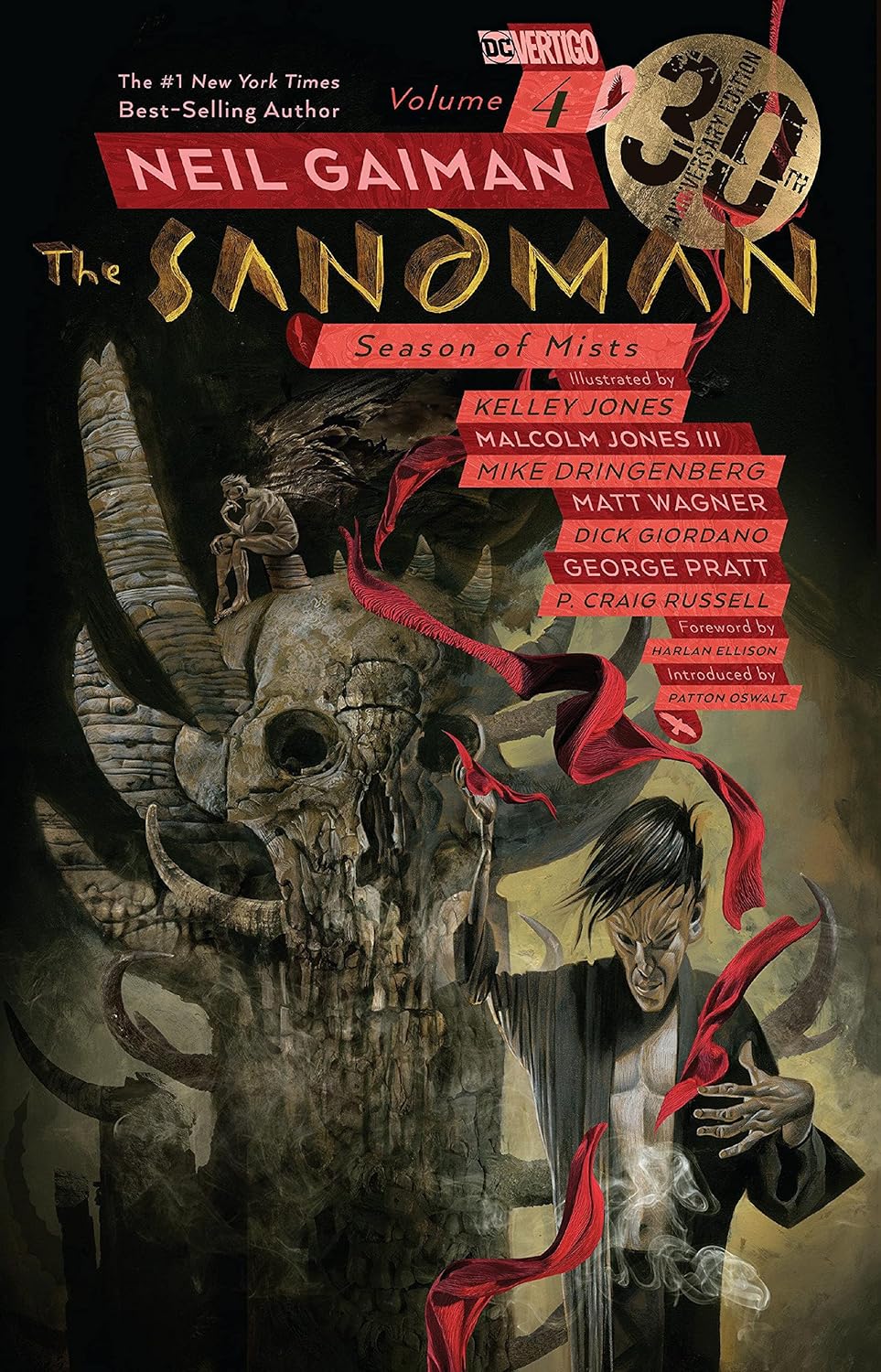 Cover image of the Manga The-Sandman-Vol-4-Season-Of-Mists-30th-Anniversary-Edition