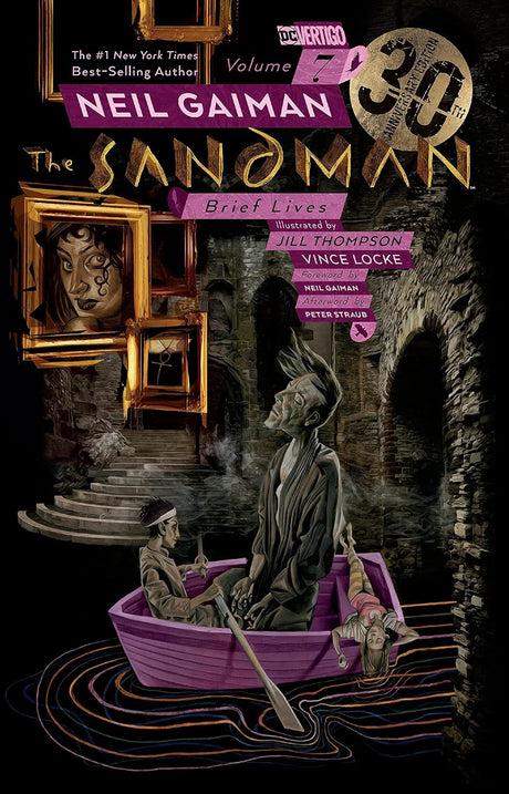 Cover image of the Manga The-Sandman-Vol-7-Brief-Lives-30th-Anniversary-Edition