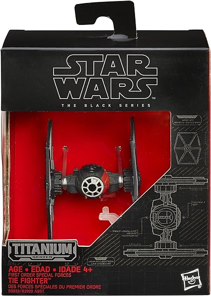 Star Wars Episode VII Black Series Titanium First Order Special Forces TIE Fighter