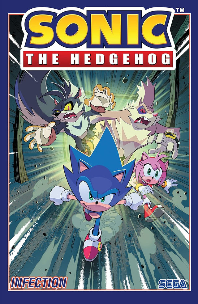 Cover image of the Manga Sonic-the-Hedgehog-Vol-4-Infection-