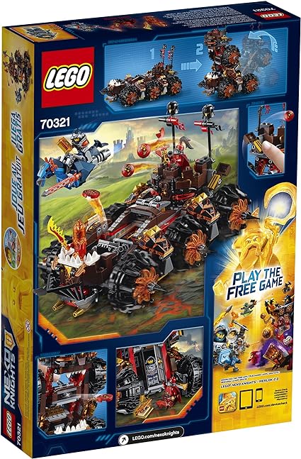 LEGO Nexo Knights General Magmar's Siege Machine of Doom Building Kit (516 Piece) #70321