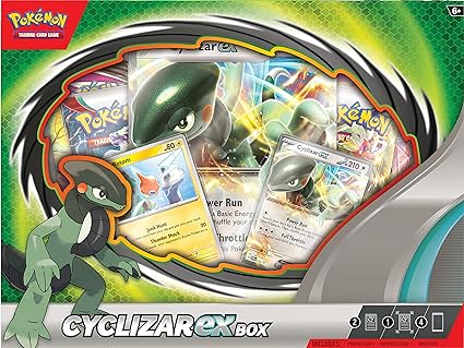 Pokemon TCG: Cyclizar ex Box - 4 Packs, Promo Cards