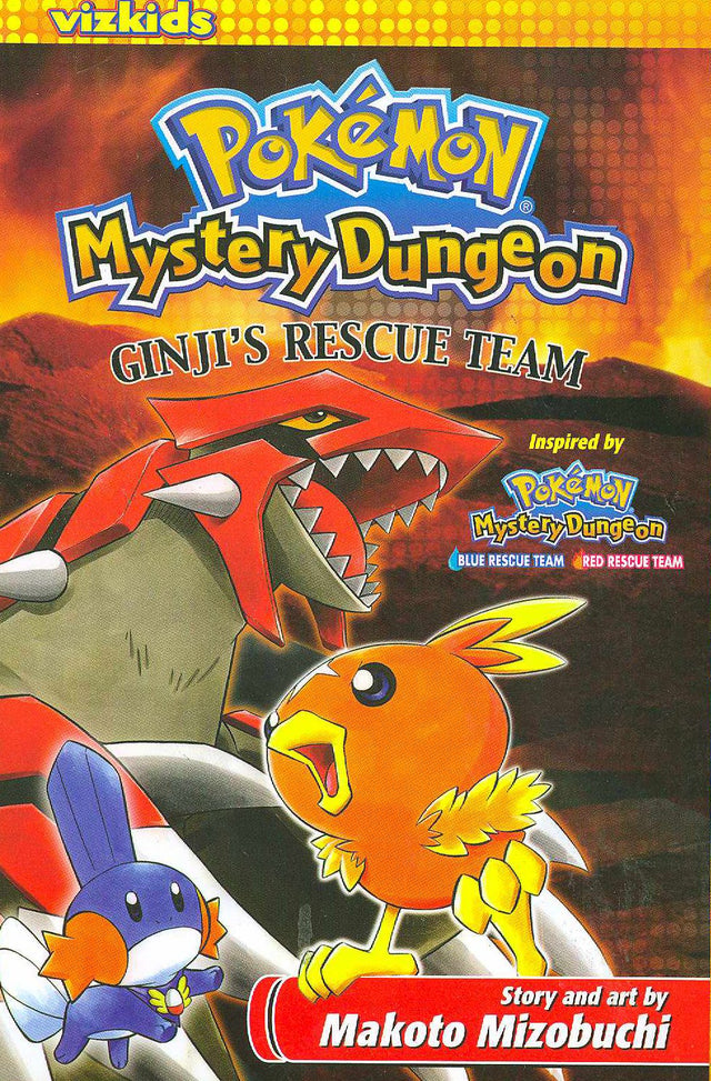 Cover image of the Manga Pokémon-Mystery-Dungeon-Ginji's-Rescue-Team