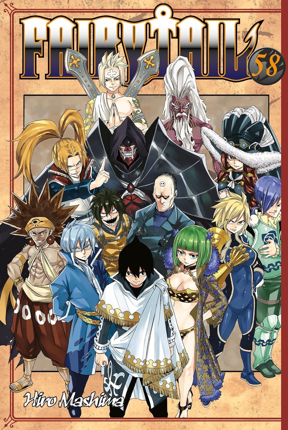 Cover image of the Manga Fairy Tail 58