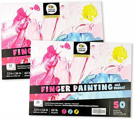 Crayola Finger paint Paper Pad 12" x 16"-25 Sheets