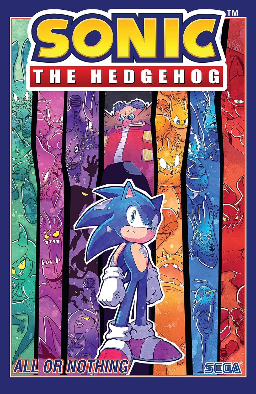 Cover image of the Manga Sonic-The-Hedgehog-V7