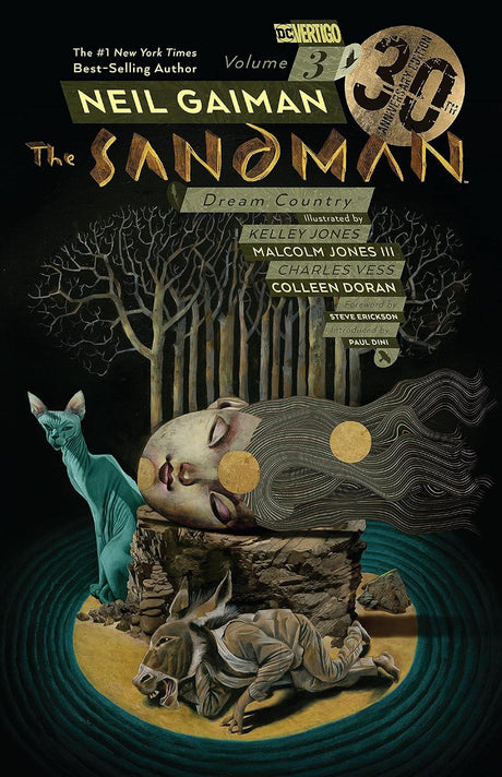 Cover image of the Manga The-Sandman-Vol-3-Dream-Country-30th-Anniversary-Edition