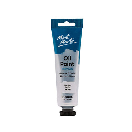 Mont Marte Oil Paint Premium 100ml - Titanium White