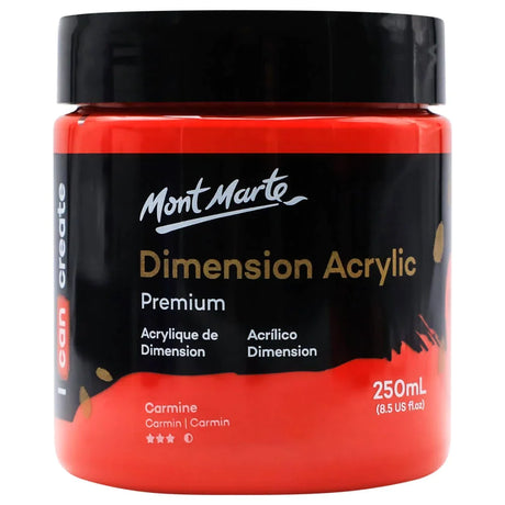 Mont Marte Dimension Acrylic Premium 250ml - Carmine