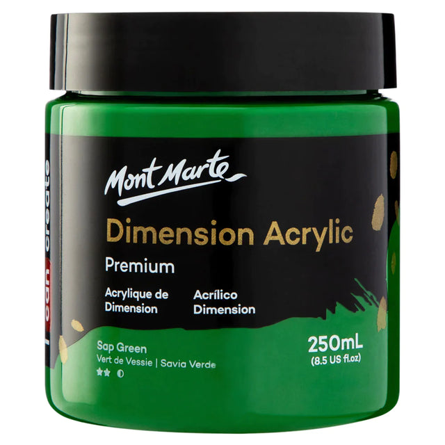 Mont Marte Dimension Acrylic Premium 250ml - Sap Green