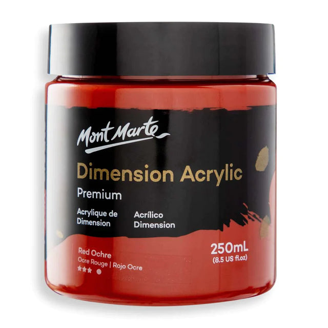 Mont Marte Dimension Acrylic Premium 250ml - Red Ochre