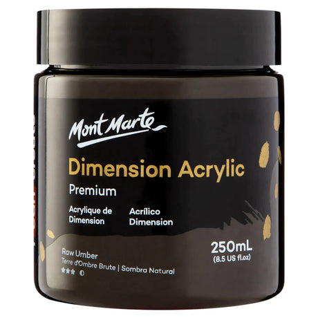 Mont Marte Dimension Acrylic Premium 250ml - Raw Umber