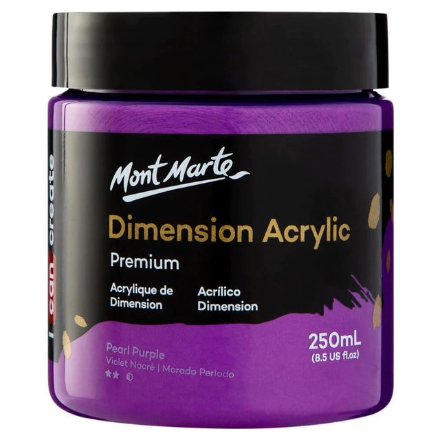 Mont Marte Dimension Acrylic Premium 250ml - Pearl Purple