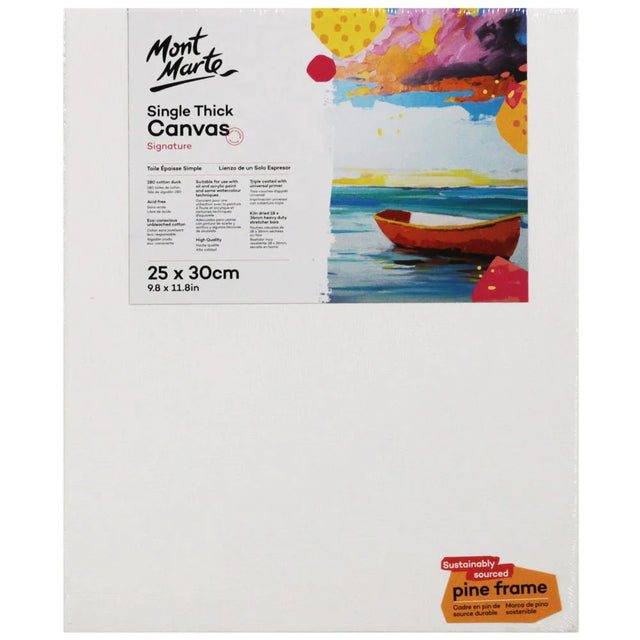 Mont Marte Canvas Single Thick 25X30 Cm Mm