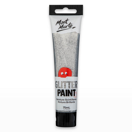 Mont Marte Kids - Glitter Paint 75Ml - Silver