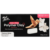 Mont Marte Make N Bake Polymer Clay Signature 400g - Titanium White