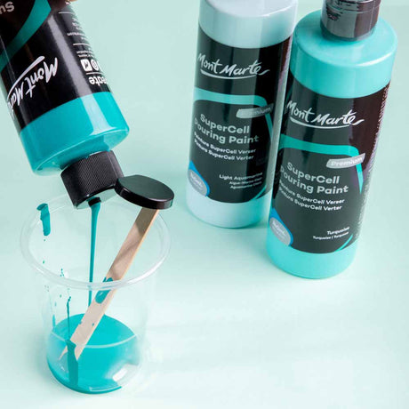 Mont Marte Mont Martee Supercell Pouring Paint 240Ml Turquoise