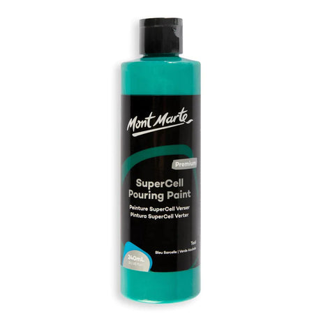 Mont Marte Supercell Pouring Paint 240Ml - Teal