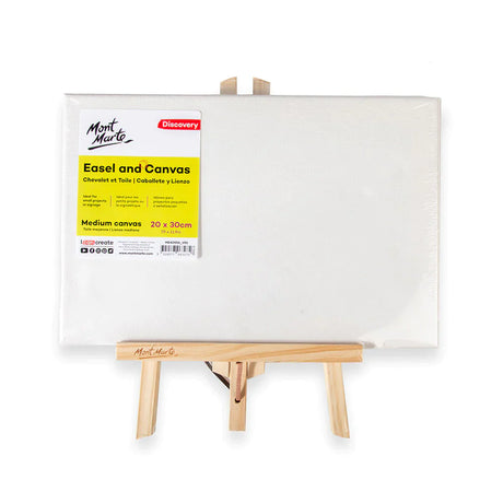Mont Marte Discovery Easel With Canvas 20X30Cm - Medium