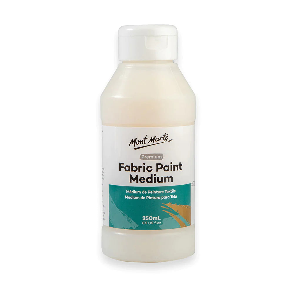 Mont Marte Fabric Paint Medium For Acrylic Paint 250ml