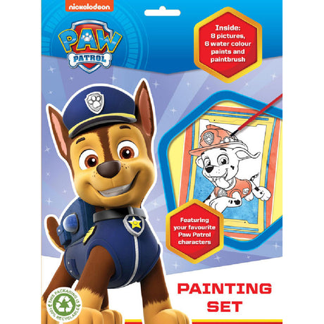 Paw patrol painting set