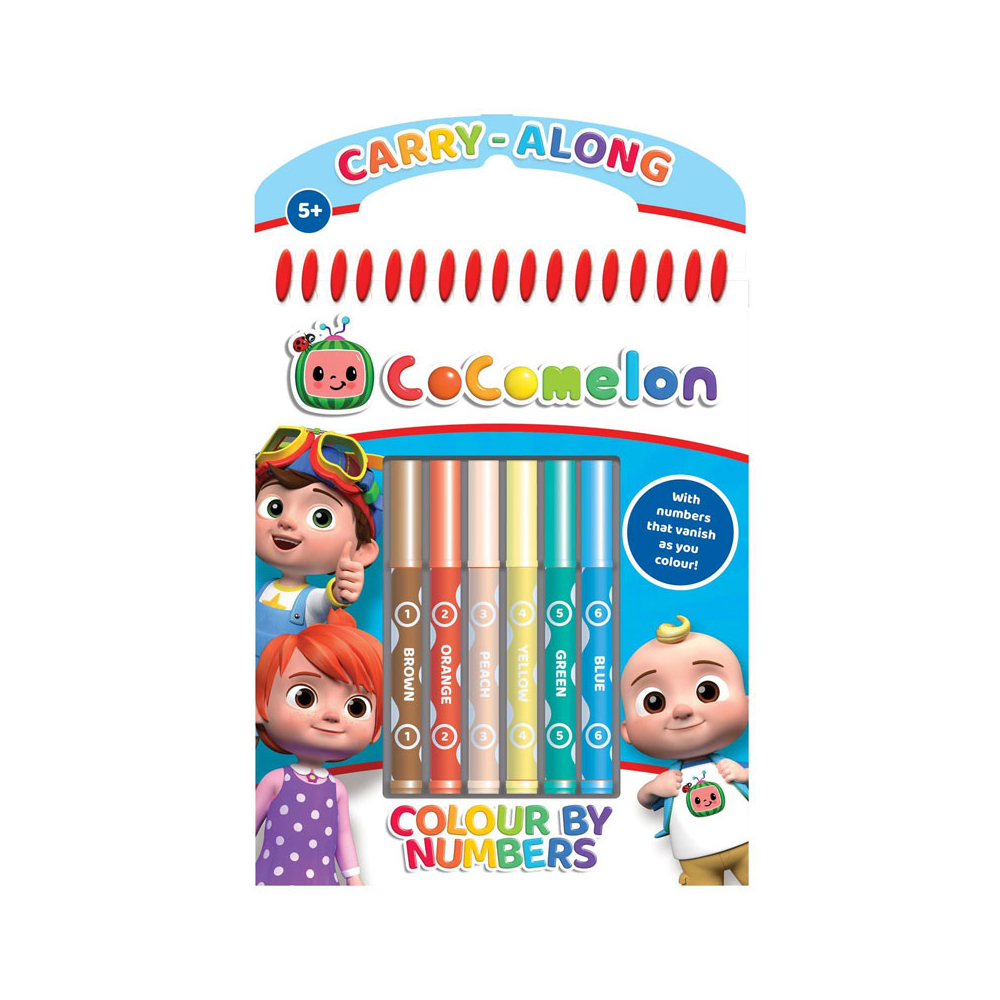 Cocomelon colour by numbers