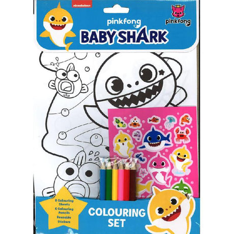 Baby Shark Coloring Set