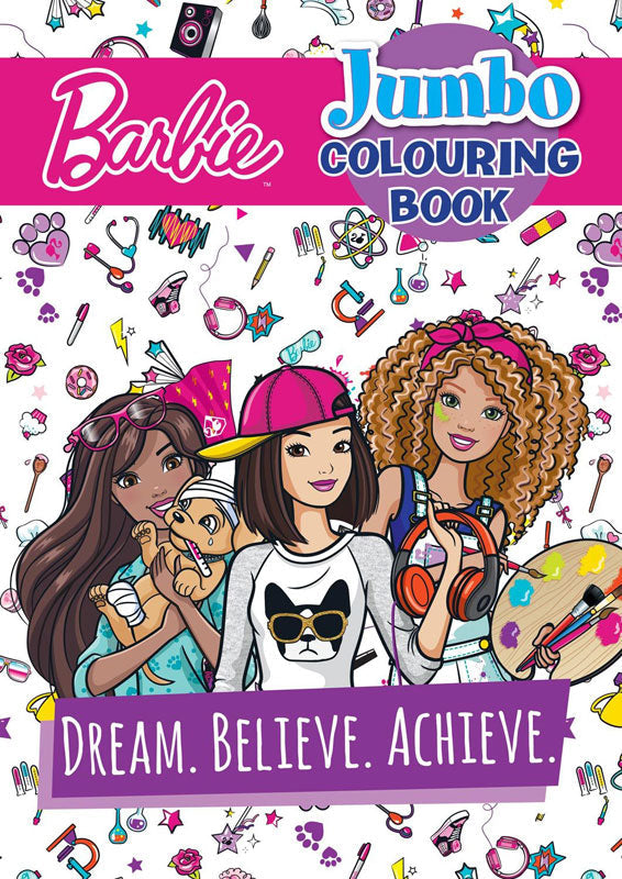 Barbie Jumbo Coloring Book