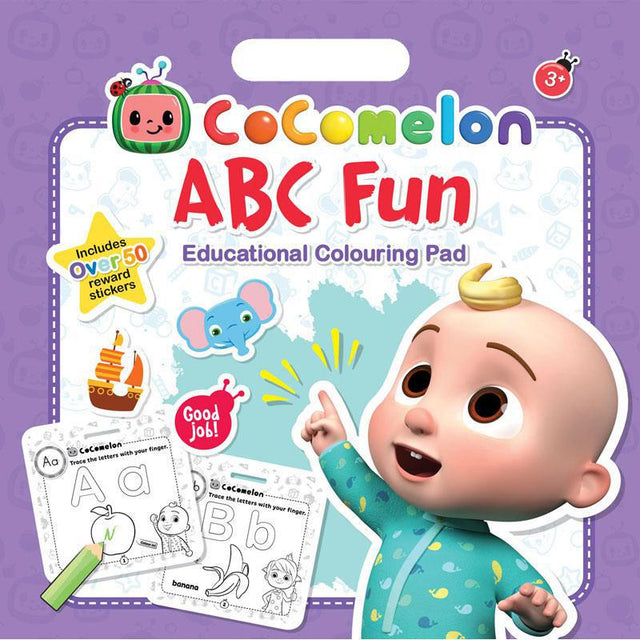 Cocomelon abc fun educational colouring pad