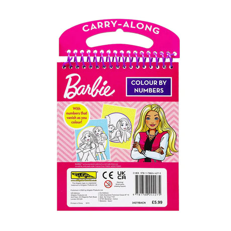 Barbie colour by numbers set