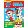 Paw patrol colour by numbers book