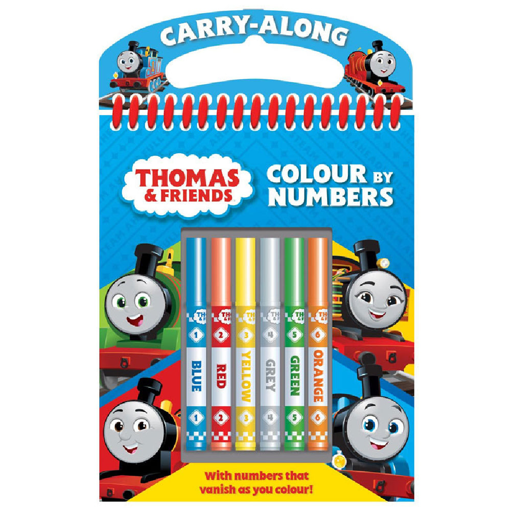 Thomas Numbers Sticky Thomas & friends colour by numbers β Funzone
