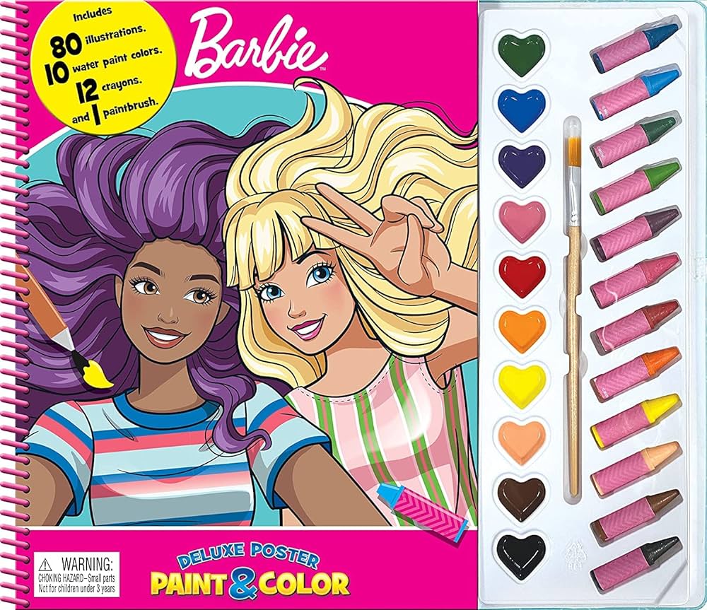 Barbie Deluxe Poster Paint & Color