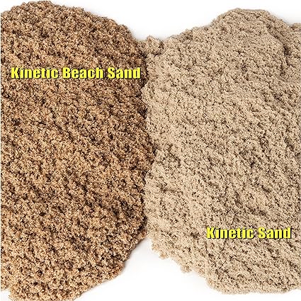 Kinetic Sand, 3lbs Beach Sand for Ages 3 and Up (Packaging May Vary)