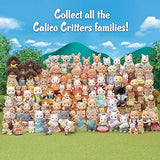 Calico Critters Caramel Dog Family, Dolls, Dollhouse Figures, Collectible Toys ,3 inches