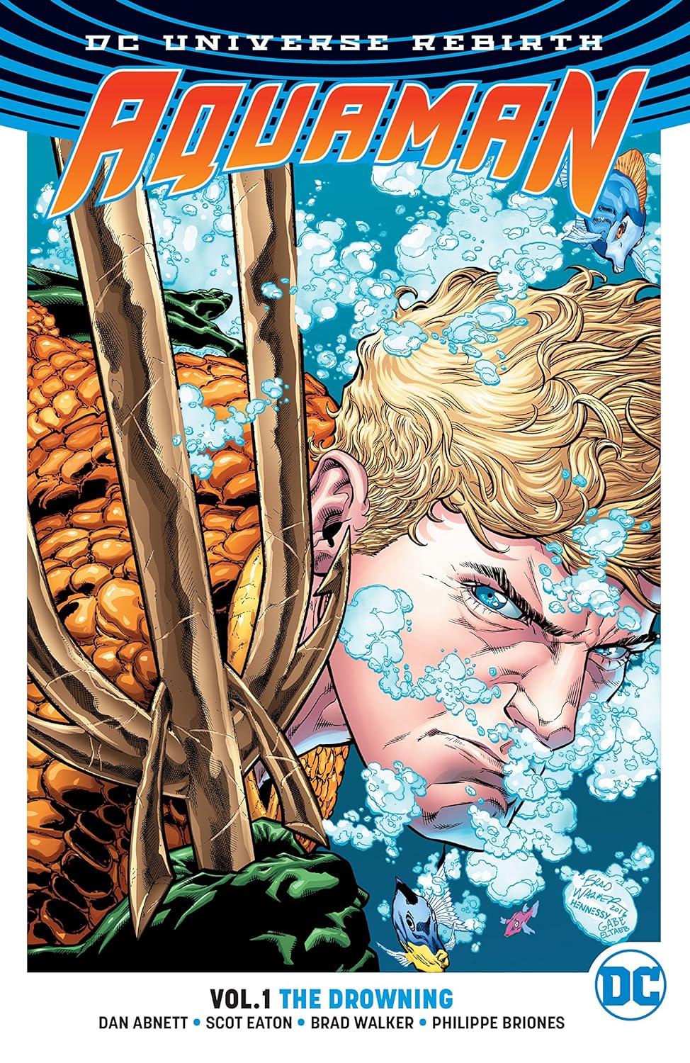 Cover image of Aquaman Vol. 1: The Drowning (Rebirth)