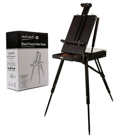 Mont Marte Black French Box Easel Signature