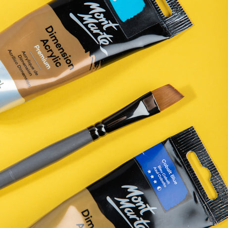 Mont Marte Artist Brush Premium Taklon Angle 12