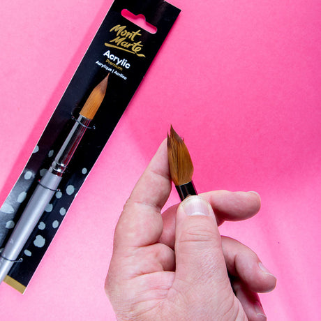 Mont Marte Artist Brush Premium Taklon Round 24