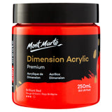 Mont Marte Dimension Acrylic Premium 250ml - Brilliant Red
