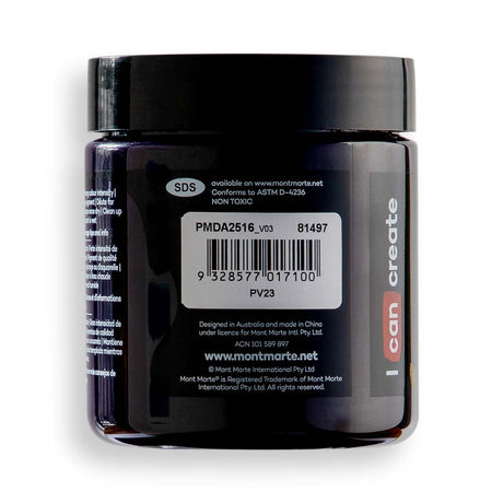Mont Marte Dimension Acrylic Premium 250Ml 8 5 Us Fl Oz Purple