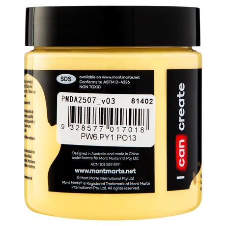 Mont Marte Dimension Acrylic Premium 250Ml 8 5 Us Fl Oz Sand