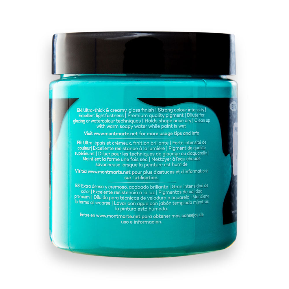 Mont Marte Dimension Acrylic Premium 250Ml 8 5 Us Fl Oz Turquoise