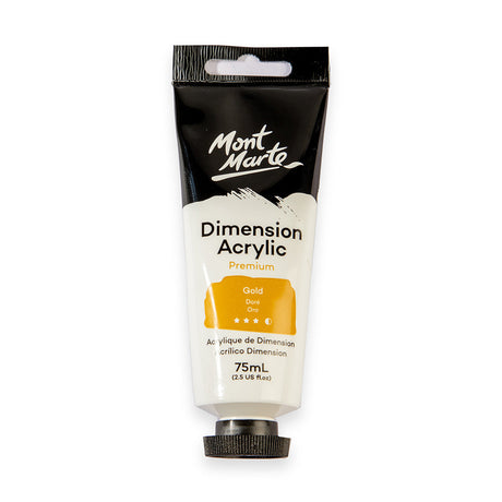 Mont Marte Dimension Acrylic Premium 75ml - Gold