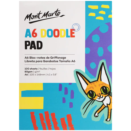 Mont Marte Doodle Pad A6 100 Sheet