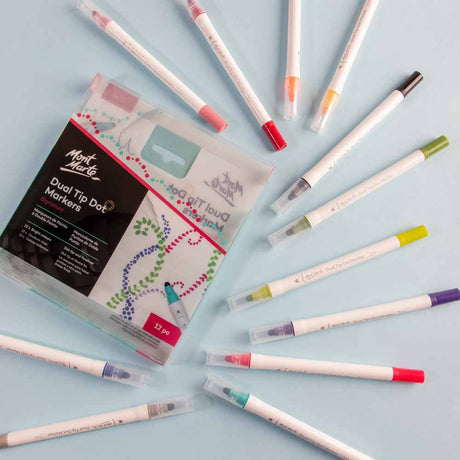 Mont Marte Dual Tip Dot Markers Signature 12Pc