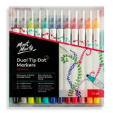 Mont Marte Dual Tip Dot Markers Signature 12Pc