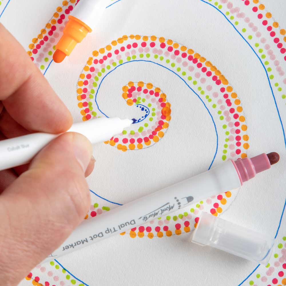 Mont Marte Dual Tip Dot Markers Signature 12Pc