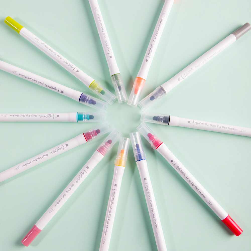 Mont Marte Dual Tip Dot Markers Signature 12Pc