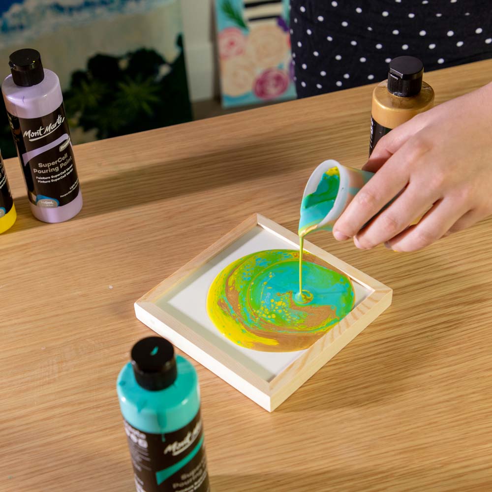 Mont Marte Fluid Art Panel Premium 15 X 15Cm 6 X 6In